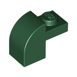 6091-141曲面ブロック2×1×1&1/3ダークグリーン