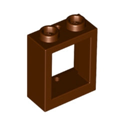 60592-192窓枠1×2×2レディシュブラウン