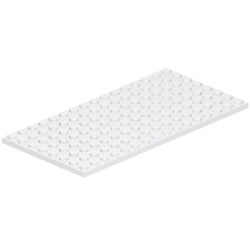 92438-001プレート8×16ホワイト