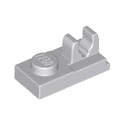 92280-194プレート1×2上部にクリップ付ライトブルーイッシュグレイ