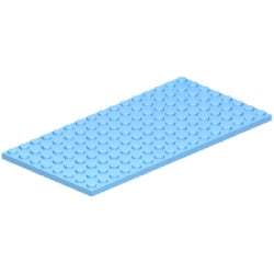 92438-212プレート8×16ブライトライトブルー