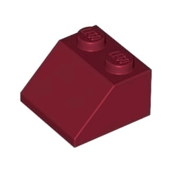 3039-154スロープ45度2×2ダークレッド