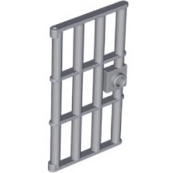 60621-194鉄格子ドア1×4×6ライトブルーイッシュグレイ