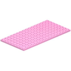 92438-222プレート8×16ブライトピンク