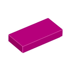 3069b-124タイル1×2マジェンタ