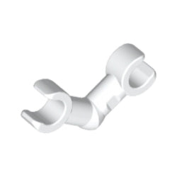 93609-001スケルトンハンド(屈折有・同方向クリップ付)ホワイト