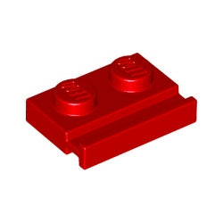 32028-021プレート1×2ドアレール付レッド