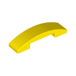 93273-024曲面スロープ4×1ダブルイエロー