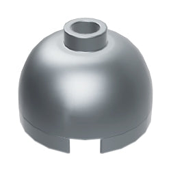 553c-179ブロック2×2ドーム型フラットシルバー