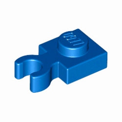 4085c-023プレート1×1垂直クリップ付ブルー