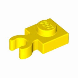 4085c-024プレート1×1垂直クリップ付イエロー