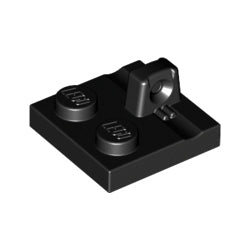 92582-026ヒンジプレート2×2ロック上部に指1本ブラック