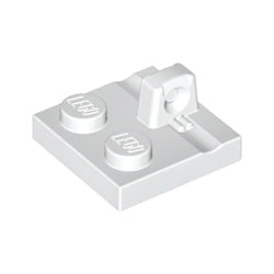 92582-001ヒンジプレート2×2ロック上部に指1本ホワイト