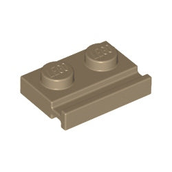 32028-138プレート1×2ドアレール付ダークタン