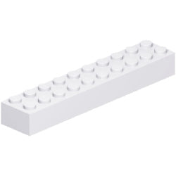 3006-001ブロック2×10ホワイト