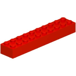 3006-021ブロック2×10レッド