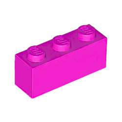 3622-221ブロック1×3ダークピンク
