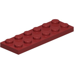 3795-154プレート2×6ダークレッド