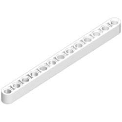 41239-001テクニックリフトアーム1×13ホワイト