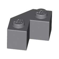 87620-199ブロック2×2切り落とし有ダークブルーイッシュグレイ