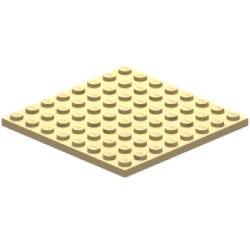 41539-005プレート8×8タン