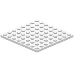 41539-001プレート8×8ホワイト