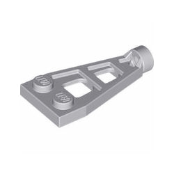 4596-194プレート1×2牽引ボール受け口付ウィングライトブルーイッシュグレイ