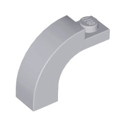 6005-194曲面アーチ1×3×2ライトブルーイッシュグレイ