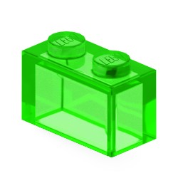 3065-311ブロック1×2トランスブライトグリーン