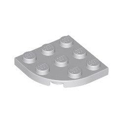 30357-194プレート3×3コーナー丸ライトブルーイッシュグレイ