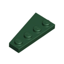 41769-141ウェッジプレート4×2右ダークグリーン