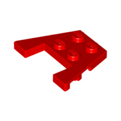 48183-021ウェッジプレート3×4ノッチレッド