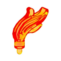 64647-182羽根飾りトランスオレンジ