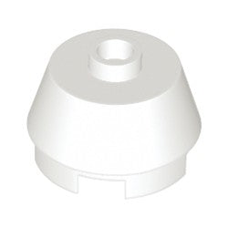 98100-001ブロック2×2丸円錐上部カットホワイト