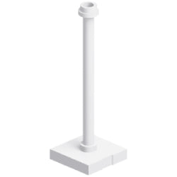 98549-001特殊タイル2×2道路標識ホワイト