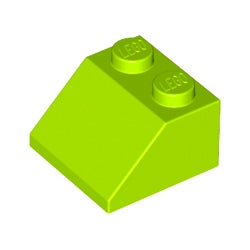 3039-119スロープ45度2×2ライム