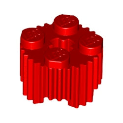 92947-021ブロック2×2丸グリルレッド