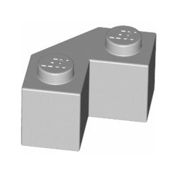 87620-194ブロック2×2切り落とし有ライトブルーイッシュグレイ