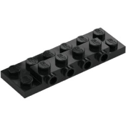 87609-026プレート2×6×2/3側面にスタッド有ブラック