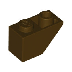 3665-308逆スロープ45度2×1ダークブラウン