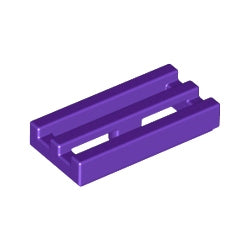 2412b-268特殊タイル1×2グリルダークパープル