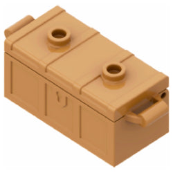 4738ac03-137平らな宝箱ミディアムダークフレッシュ