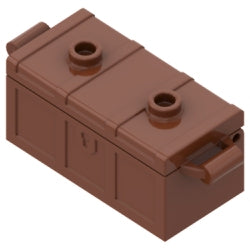 4738ac03-192平らな宝箱レディシュブラウン