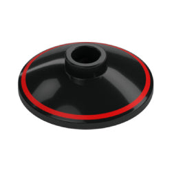 ディッシュ2×2(レッドライン) ブラック