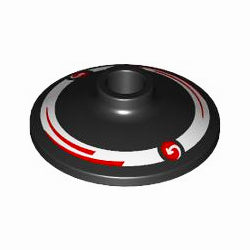 4740pb037Lディッシュ2×2(ハースF1チームホイール左側)ブラック