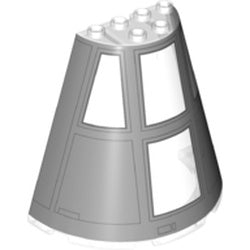 47543pb07コーンハーフ8×4×6(SWレジスタンス・ボマーコックピット)トランスクリア