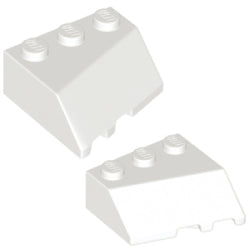 48165-42862-001ウェッジ3×3右スロープ-3×3左スロープホワイト