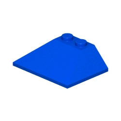 4861-023スロープ33度3×4-45度両側傾斜ブルー