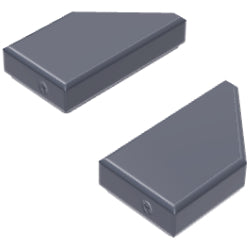 5091-5092-199特殊タイル1×2ウェッジ(左右セット)ダークブルーイッシュグレイ