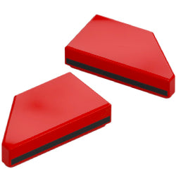 5091pb024-5092pb024特殊タイル1×2ウェッジ(左右セット)レッド(フェラーリSF90 XXストラダーレ)